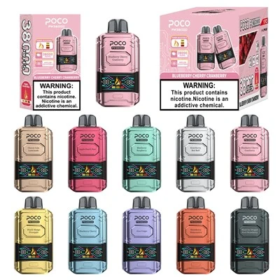 Poco Pw38000 38K Puffs Apple Peach Hruška Vaper Jednorazové